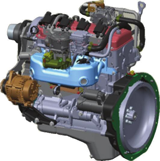POWERFUL PERFORMANCE 2025G-2035G PSI 4G64 Gas/LPG EPA certified engine 2.4L (62hp).