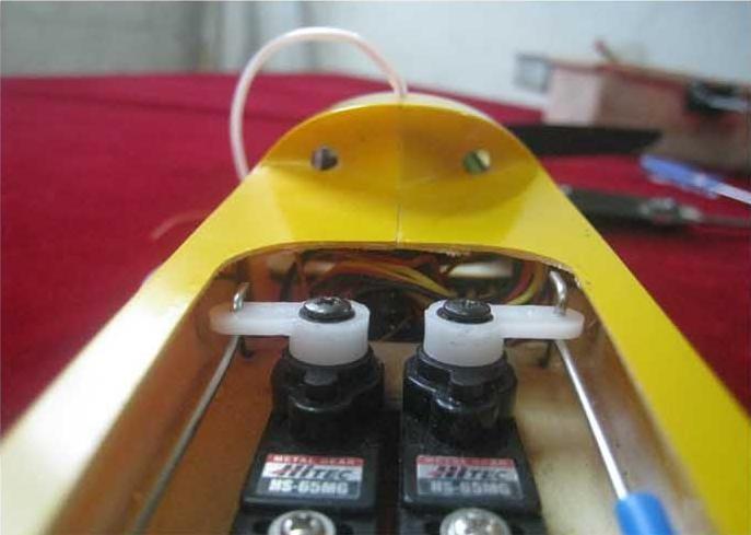 Locate Main Wing adjusting hole & Drill