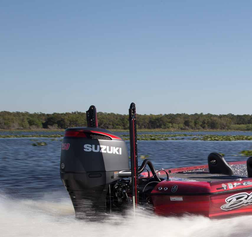 In A Word: EXCITEMENT Suzuki is bringing a new level of excitement to the water with its SS-Series 4-stroke outboards.