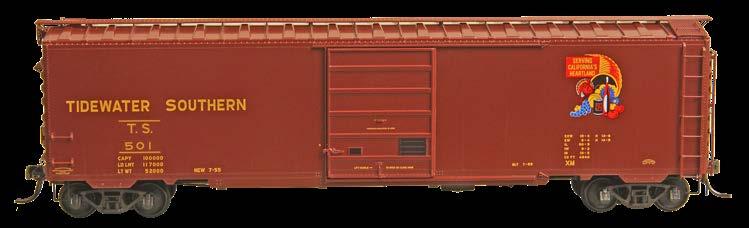 95 50 Boxcar - 8 Door, Built 1955, Factory New, Boxcar Red #9016 PBGX