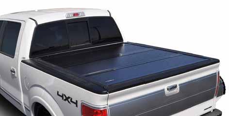 TONNEAU COVERS ENTHUZE Soft Tri-Fold Tonneau Cover Comes completely assembled and installs without tools Easy to use, one person