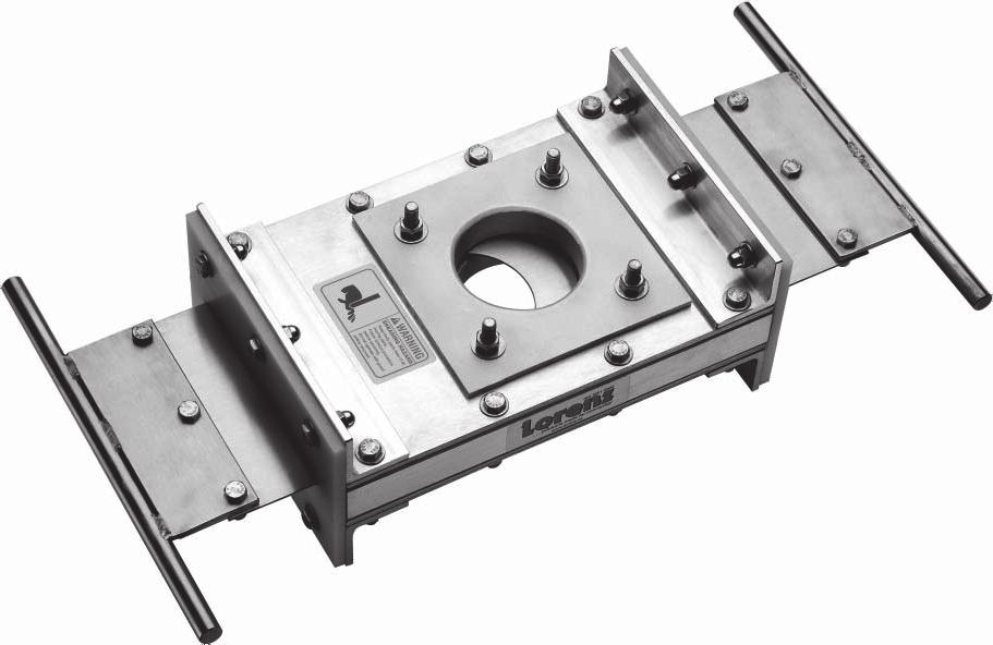 Push-Pull Slide Gate - Series E For Gravity Flow Applications and Vacuum LSP Flanged Top View