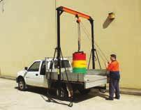 capacity Lifting Height (Base to hook): 1800mm 12VDC 70amps Remote control Lifting