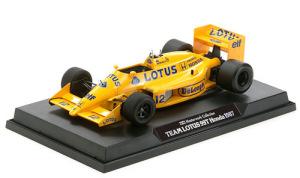 The two images above represent the 1:20 scale Lotus Type 99T, issued in the Tamiya