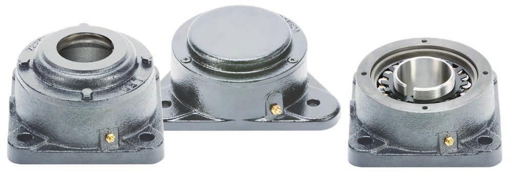 76 LFD BEARING HOUSINGS Product Catalog 9.1 7225.. FLANGE UNITS DESCRIPTION The flange units of type 7225.. are manufactured in two different versions.