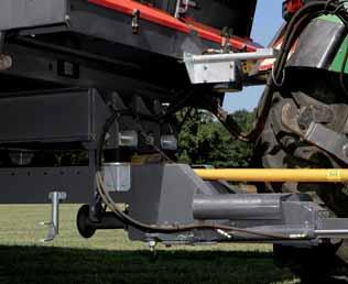 This reduces the damage to the soil structure and allows more hours in the fi eld under heavy conditions.