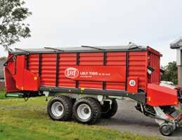 LELY TIGO Large load volume: Tigo 60 & 70 MS The 60 MS (60 m³ at medium compaction) and 70 MS (70 m³ at medium compaction) models have been specially developed for farms that require large loading