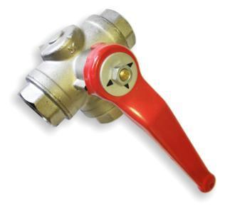 50 isolating valves Max press 25 bar Temperature range -20 C - 99 C Glycol fluids 3 way T port manual lever ball valve