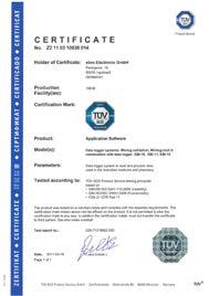 9 TÜV certified evaluation software Winlog.med and Winlog.validation With the Winlog.med / Winlog.validation we offer a TÜV certified, FDA 21 CRF Part 11 compliant software.