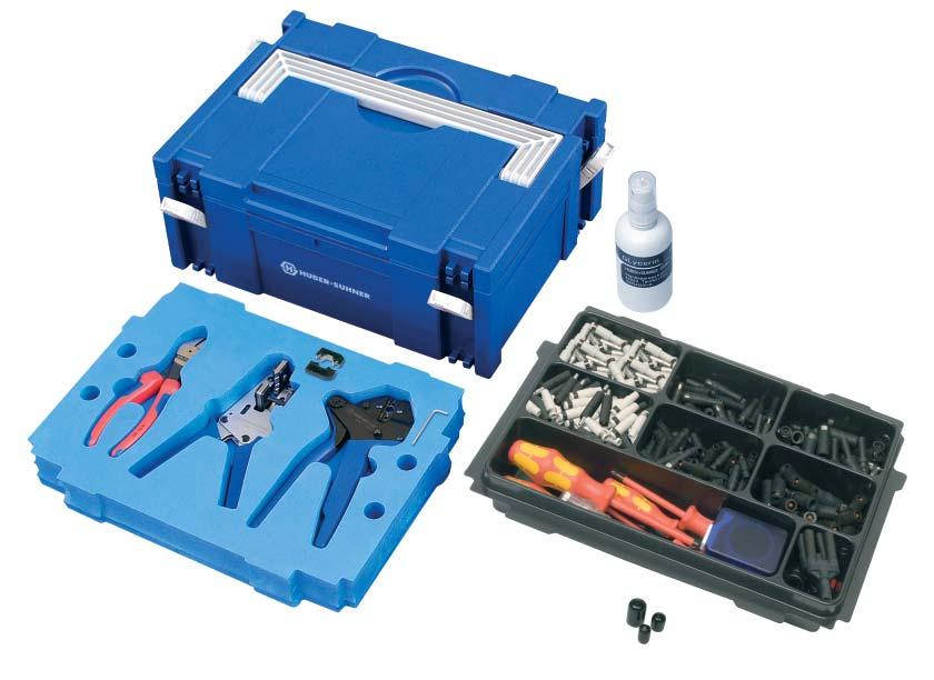 SOLAR OUTDOOR TOOL BOX Contents of box Item no. 24500090 Box with inserts 1 Crimp tongs chromium-plated 1 for 2.