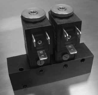 Product Features Features & -WAY SOLENOID VALVES SYSTEM 8 Bimba s System 8 Solenoid Valves feature a larger orifice for applications requiring higher flow rates.