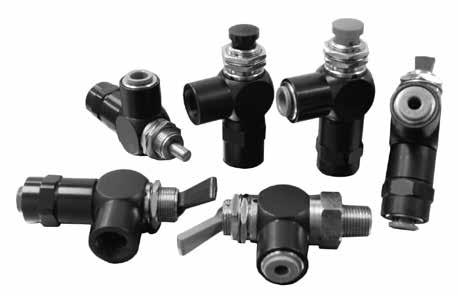 Product Features Features & -WAY SERIES CONTROL VALVES The Series features /8 NPT female and /4 push-to-connect connections contributing to higher flow rates.