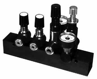 How To Specify Inline Manifolds MANIFOLDS Bimba offers a wide selection of pneumatic components ideal for use on our multiple connection manifolds.