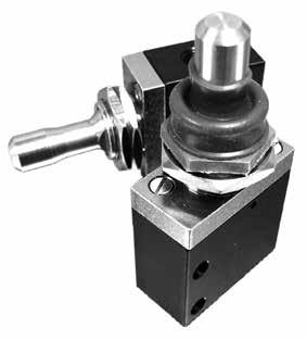 How To Order Product Information -Position Toggle Valve Type Part Number Porting Actuation* -Way Normally Closed Heavy Duty Toggle -Way Normally Closed Heavy Duty Toggle C040x-HD C040 /8 NPT (F) Det