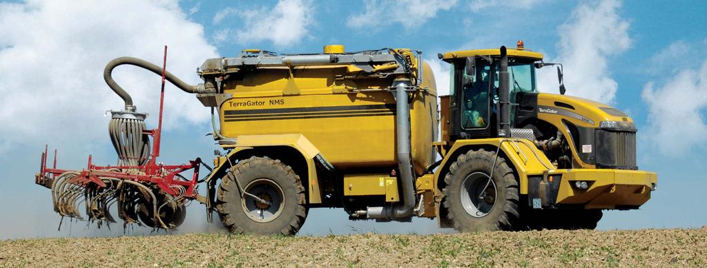 TerraGator 3244 The TerraGator NMS 3244 combines the performance of a CAT C-11, Tier III turbo-charged diesel engine with a new chassis design that can handle an incredible 4,755-gallon liquid