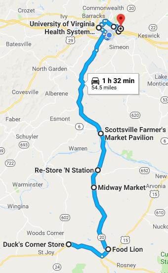 Buckingham Connect Transports passengers from central Buckingham County to Charlottesville and Urban Albemarle with return service available in the evening. $3.