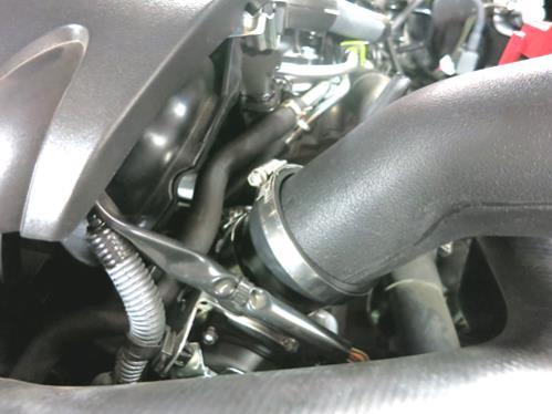 e. Install the supplied MAF insert into the AEM intake