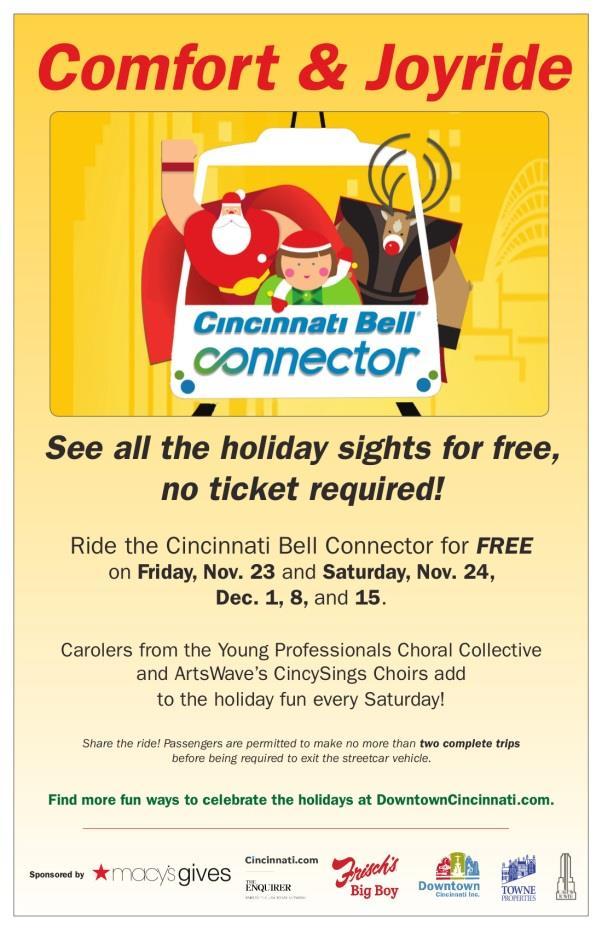 2018 Holiday Promotion Free rides provided: 11/23