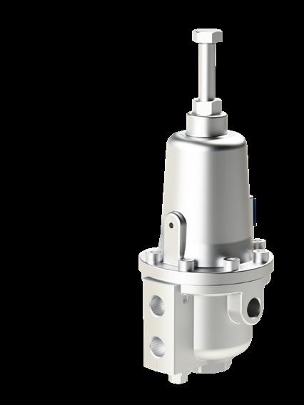 The deluge valve regulates to a steady, preset downstream pressure, regardless of upstream pressure or flow rate fluctuations.