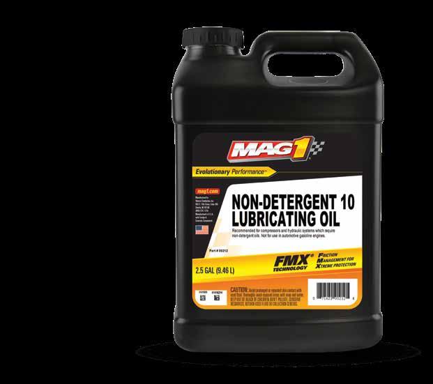 Viscosity Grading System NON-DETERGENT LUBRICATING OIL MAG 1 Non-Detergent Lubricating Oils are recommended for compressors and hydraulic systems which require non-detergent oils.