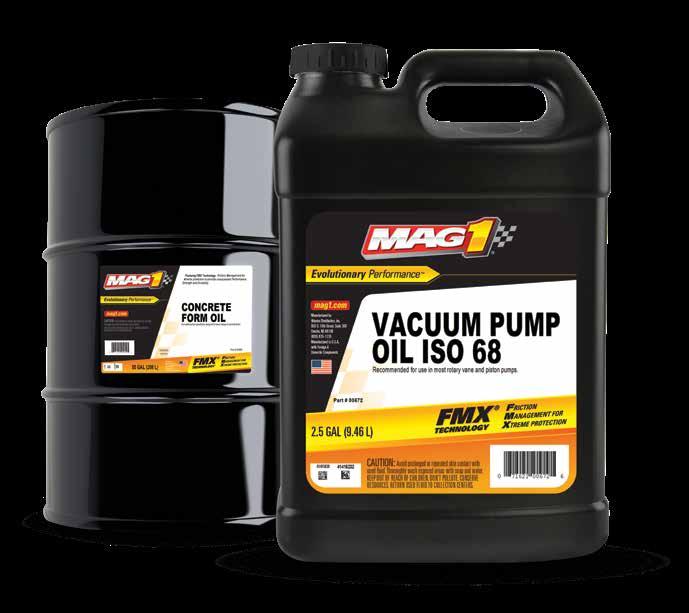 CONSTRUCTION LUBRICANTS Pack Size Product # Rock Drill ISO 46* 55 Gallon 67533 Rock Drill ISO 100* 55 Gallon 64091 Rock Drill ISO 150* 330 Gallon 68249 Vacuum Pump ISO 68* 2/2.