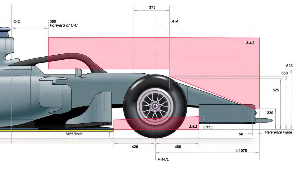 3.5 Rear bodywork 3.5.1 Engine cover a) With the exception of the opening described in Article 15.