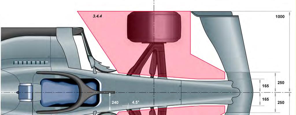 vertical 1330mm forward of the rear wheel centre line, one horizontal 550mm above the reference