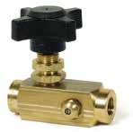0 Valve, Less Solenoid 4000 CHEMICAL METERING ON-OFF VALVE Single 12" Hole Panel Mounting Brass and Stainless-Steel Materials Dual-knob control - calibrate chemical flow with