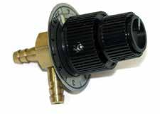 PSI: 3600 Temperature: 175 o F 1/4" MPT Inlet, Outlet Panel Mount in 11/16" or 3/4" Hole Machined-Brass Body Easy-Grip Plastic Knob PART NO. OLD NO. ORIFICE (MM) PSI TEMP 8.