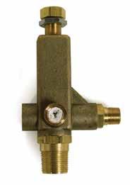 REGULATOR / UNLOADER - ST-280 PSI: 3600 Temperature: 175 F Brass Housing, Stainless-Steel Valve 3/8" FPT Inlet, Outlet and 1/4" FPT Bypass Weight: 22.5 oz GPM PSI 8.712-674.0 462680 ST-280 8 3600 8.