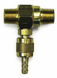 PSI: 3500 Brass Housing Stainless-Steel Orifice Fully Adjustable Metering Valve Stainless-Steel Spring 3/8" MPT Inlet, Outlet 1/4" Hose Barb PSI TEMP 8.712-737.