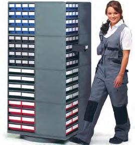 ENGINEER CUPBOARDS 75mm HIGH DENSITY STORAGE CABINETS Offering strong storage cabinets for a high density of components.