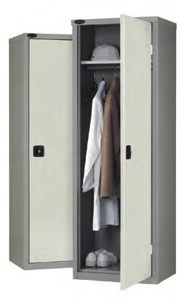 rail. Cupboard is 1780H x 915W x 460Dmm Silver grey body with choice of door colours Code Each CW703618COMSG-- 336.