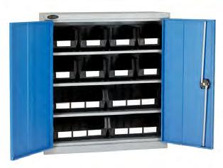 CUPBOARDS & LINBINS CUPBOARDS WITH LINBINS Tough steel UK made cupboards with a choice of blue or grey doors complete with Linbins or Lintrays to provide a
