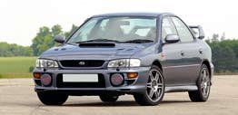 1994-2000 (275ps) 10-30% WRX STi Type R (two-door coupe): 1997-2000 276bhp (280ps) 10-25% Limited editons: Type R 22B 276bhp (280ps); STi S201 295bhp (300ps) 40-50% First Generation (Australia,