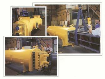 Integrally-Geared Compressors 100:1 CO2 compressor is 8-stages/6 or 7-intercoolers Common drive thru an integral bullgear to stages 4 pinions, double horizontal split casing Individual compression