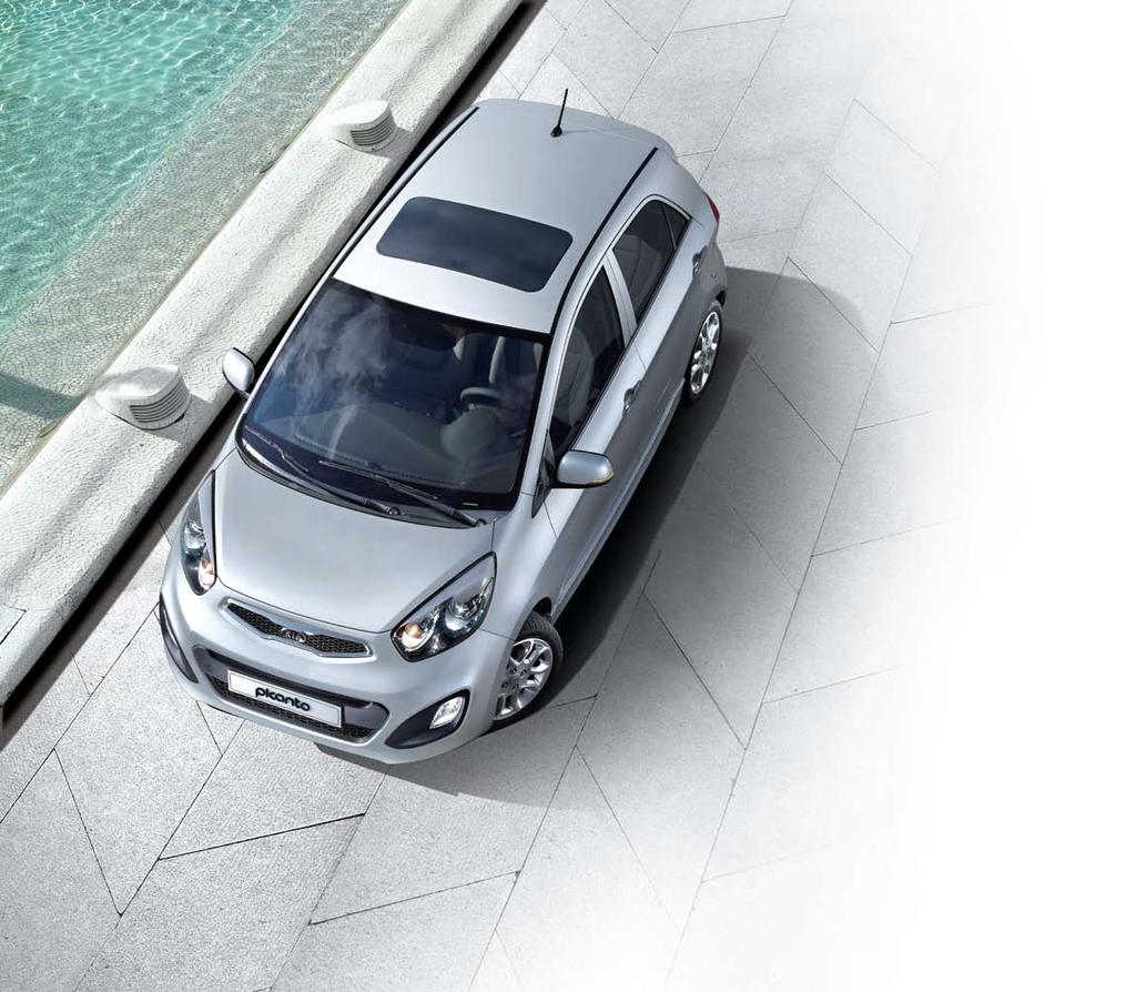 safety Sunroof A sunroof not only lets the light in, it also adds to the Picanto s
