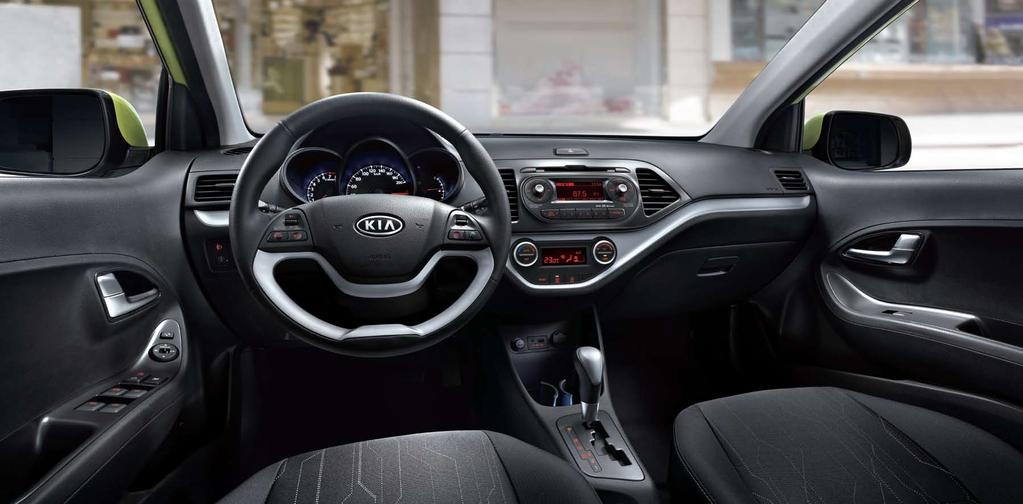 Be part of it You feel you belong in the new Picanto s fresh, welcoming interior.