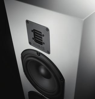 The new AMT-1 tweeter and a 180 mm units, but equipped with two luxurious 180 mm bass and MDS bass and mid-range speaker set to work in its appro- mid-range speakers.