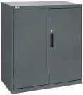 evenly distributed Colour: Light grey WELDED WALL HUNG CABINETS Suitable for areas where floor space is limited Dimensions: 36" W x 12" D x 30" H Includes: fully