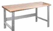 WORKBENCHES PRE-DESIGNED WORKBENCHES Also available in 304 stainless steel wood filled top SELECT FROM ONE OF OUR PRE-DESIGNED LAYOUT OPTIONS. 34" OVERALL HEIGHT, CAPACITY 2500 LBS.