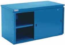 evenly distributed Durable Kleton blue enamel finish Shipped knocked down B A C D E A - CABINET SHELLS ONLY Made of heavy gauge all-welded 14-gauge steel C - SHELVES Made of 14-gauge steel Maximum