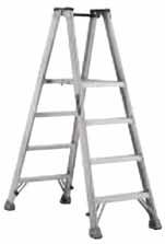 Load Rating Easily converts and locks securely and safely into all positions Durable extruded aluminum rails and slip resistant serrated steps and rungs Fixed rubber safety shoes on front section