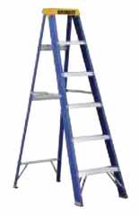 LADDERS & SCAFFOLDING DO'S Care & Maintenance Inspect the rails of Fibreglass Ladders for weathering due to UV (ultraviolet) exposure.