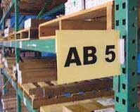 specific size specifications Package of 12 SUPERSCAN Available in 4 extra large sizes for pallet-racking installation Clear plastic matte finish assures precise bar code reading everytime Inserts are