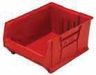 side grips allow for easy handling Optional clear plastic window increases bin capacity and provides a quick view of the bin contents Optional dividers maximize flexibility and keep contents