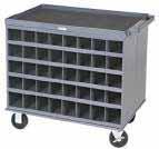 INDUSTRIAL DRAWER CABINETS Provide a rugged modular storage system for small parts Select from a range of drawer capacities from 9 to 96 drawers per cabinet Various drawer sizes are available