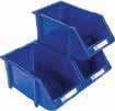BINS/SUPPORT RACKS & CABINETS HI-STAK PLASTIC BINS Innovative stacking design allows for greater visibility and easier access to contents Distortion-free from -40 C to 120 C Unaffected by oil,
