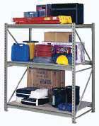 shelves and 96" high units are available Each unit includes 5 shelves Model Dimensions Cap Wt. No. W" x D" x H" /Shelf lbs.