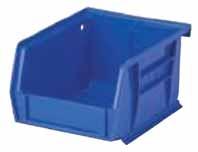 Anti-slide stop prevents stacked bins from shifting forward 6. Optional dividers increase storage options 7.